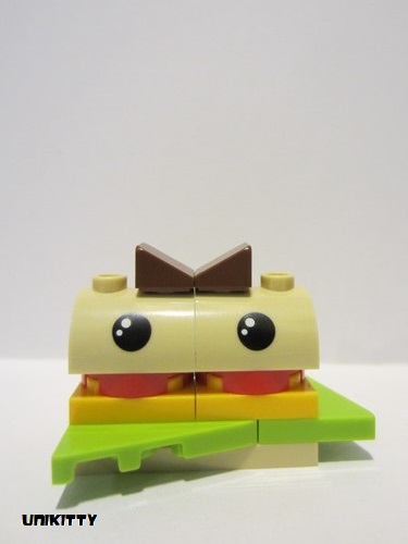 lego 2018 mini figurine uni12 Burger Person  