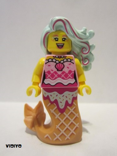 lego 2021 mini figurine vid001 Candy Mermaid