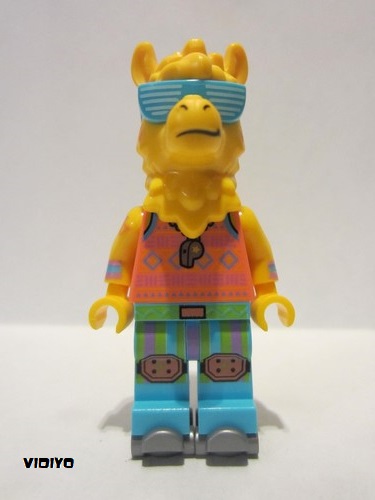 lego 2021 mini figurine vid004a Party Llama (L.L.A.M.A.)