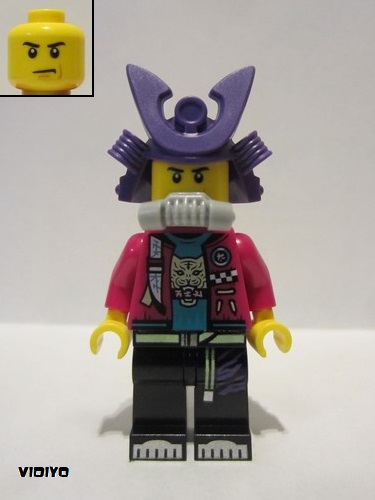 lego 2021 mini figurine vid006 Samurapper  