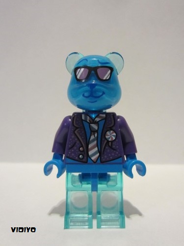 lego 2021 mini figurine vid022 Blue-Beary Guitarist