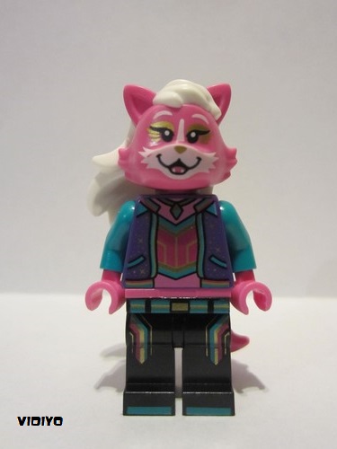 lego 2021 mini figurine vid027 Kitten Keytarist