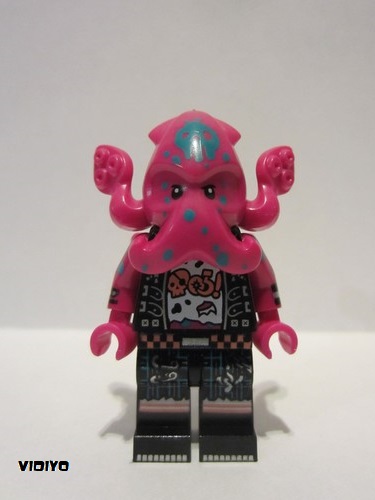 lego 2021 mini figurine vid028 Squid Drummer