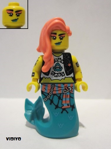 lego 2021 mini figurine vid030 Mermaid Violinist