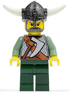 lego 2005 mini figurine vik012 Viking Warrior 3a  