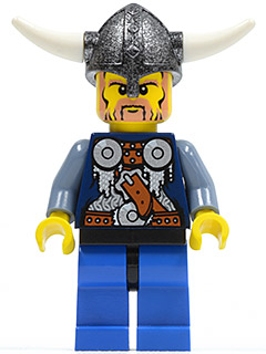 lego 2005 mini figurine vik013 Viking Warrior 2f  