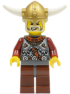 lego 2006 mini figurine vik021 Viking Warrior 5c  