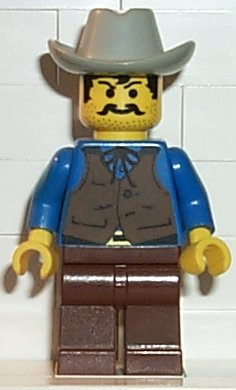 lego 1996 mini figurine ww013 Cowboy