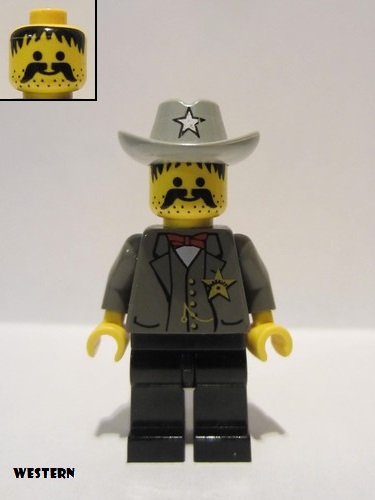 lego 1996 mini figurine ww021 Sheriff