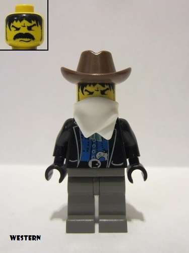 lego 1997 mini figurine ww011 Bandit 4  