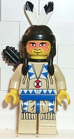 lego 1997 mini figurine ww016 Indian