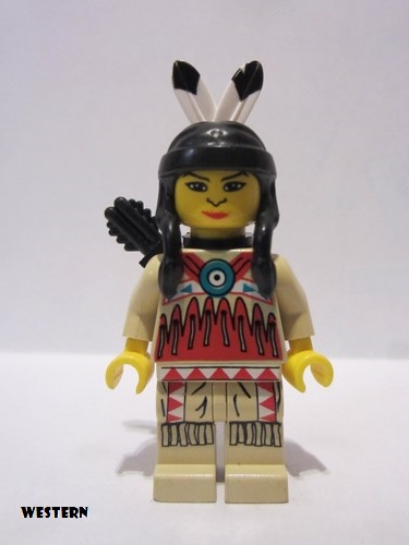 lego 1997 mini figurine ww018 Indian