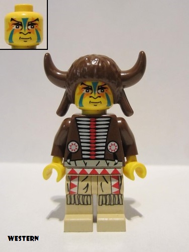 lego 1997 mini figurine ww019 Indian Medicine Man  