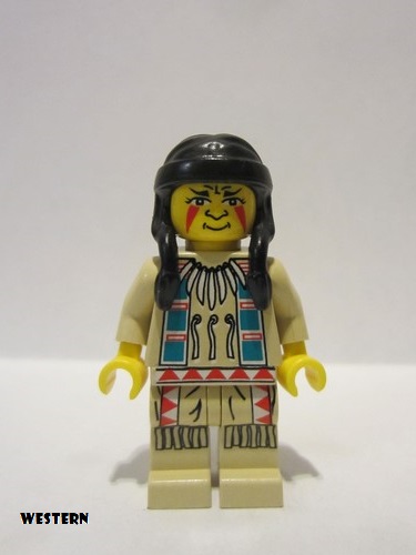 lego 2002 mini figurine ww023 Indian Tan Shirt 2 