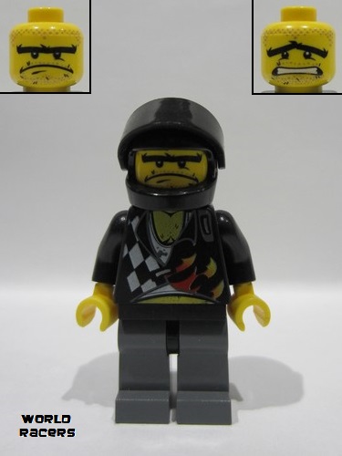 lego 2010 mini figurine wr010 Backyard Blaster 2 Bubba Blaster - Standard Helmet 