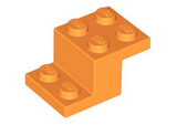 Orange Bracket 3 x 2 x 1 1/3 with Bottom Stud Holder