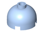 Bright Light Blue Brick, Round 2 x 2 Dome Top