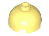 Bright Light Yellow Brick, Round 2 x 2 Dome Top