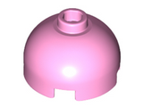 Bright Pink Brick, Round 2 x 2 Dome Top