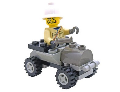 lego 1998 set 2541 Adventurer Car 