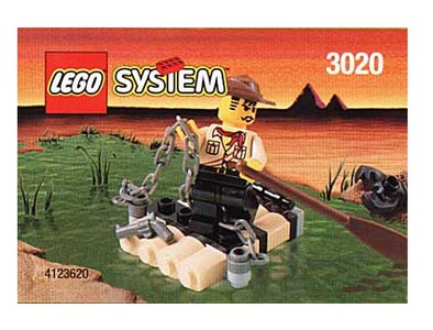 lego 1998 set 3020 Raft of Johnse 