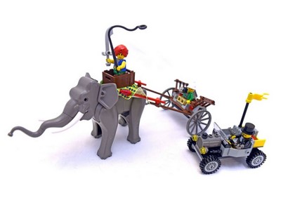 lego 2003 set 7414 Elephant Caravan 