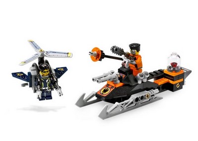 lego 2008 set 8631 Mission 1 : Jetpack Pursuit Mission 1 : La poursuite en mini propulse