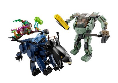 lego 2022 set 75571 Neytiri and Thanator vs. AMP Suit Quaritch