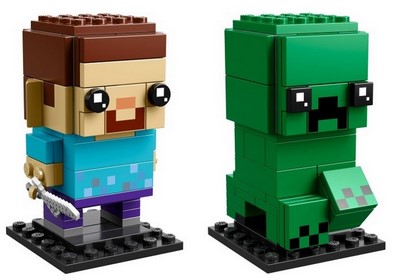 lego 2018 set 41612 Steve and Creeper [#58 / #59] 