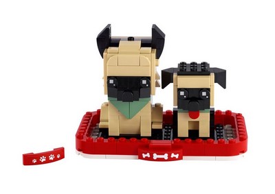 lego 2021 set 40440 Puppy [#119] & German Shepherd [#118] Le berger allemand [#118] [#119]