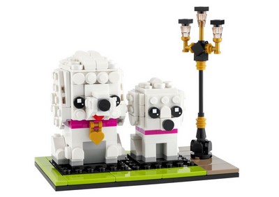 lego 2022 set 40546 Poodle [#178] and Puppy [#179] Caniche [#178] et le chiot [#179]