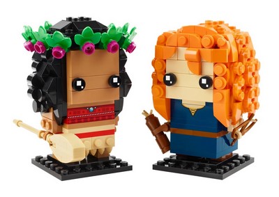 lego 2023 set 40621 Moana [#197] and Merida [#198] Vaiana [#197] and Mérida [#198]