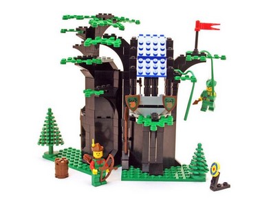 lego 1988 set 6054 Forestmen's Hideout 