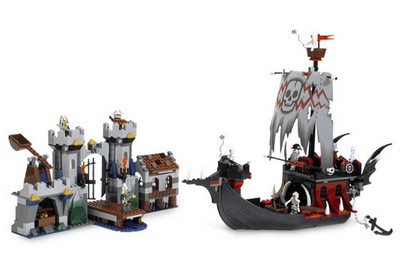 lego 2007 set 7029 Skeleton Ship Attack