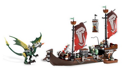 lego 2008 set 7048 Troll Warship 