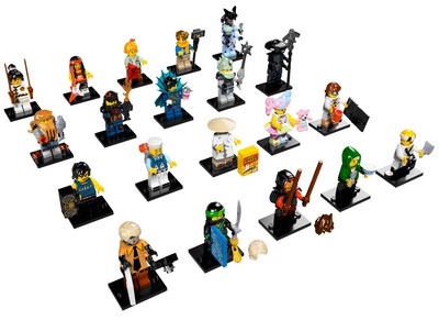 lego 2017 set 71019 LEGO Minifigures - The LEGO Ninjago Movie Figurines LEGO - The LEGO Ninjago Movie