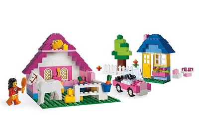 lego 2009 set 5560 Large Pink Brick Box 