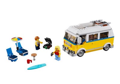 lego 2018 set 31079 Sunshine Surfer Van Le van des surfeurs