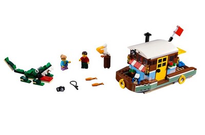 lego 2019 set 31093 Riverside Houseboat 