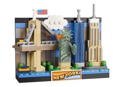 lego 2022 set 40519 New York Postcard Carte postale de New York