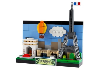 lego 2022 set 40568 Paris Postcard Carte postale de Paris