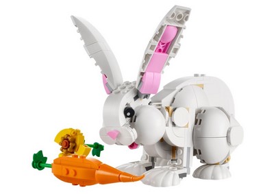 lego 2023 set 31133 White Rabbit Le lapin blanc