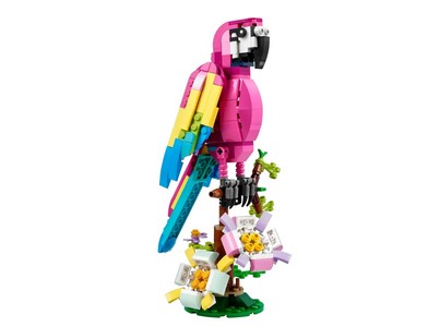 lego 2023 set 31144 Exotic Pink Parrot Le perroquet exotique rose