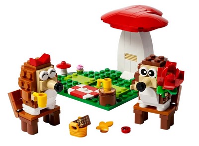 lego 2024 set 40711 Hedgehog Picnic Date Le pique-nique des hérissons