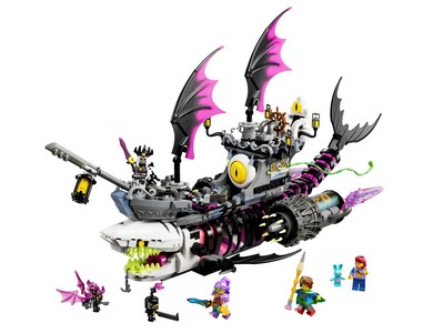 lego 2023 set 71469 Nightmare Shark Ship