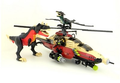 lego 2005 set 7477 T-1 Typhoon vs. T-Rex