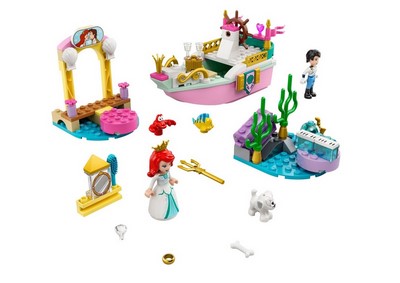 lego 2021 set 43191 Ariel's Celebration Boat Le bateau de mariage d’Ariel