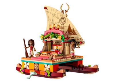 lego 2023 set 43210 Moana's Wayfinding Boat Le bateau d’exploration de Vaiana