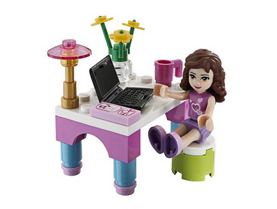 lego 2012 set 30102 Olivia's Desk polybag 