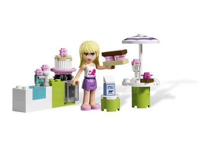 lego 2012 set 3930 Stephanie's Outdoor Bakery 